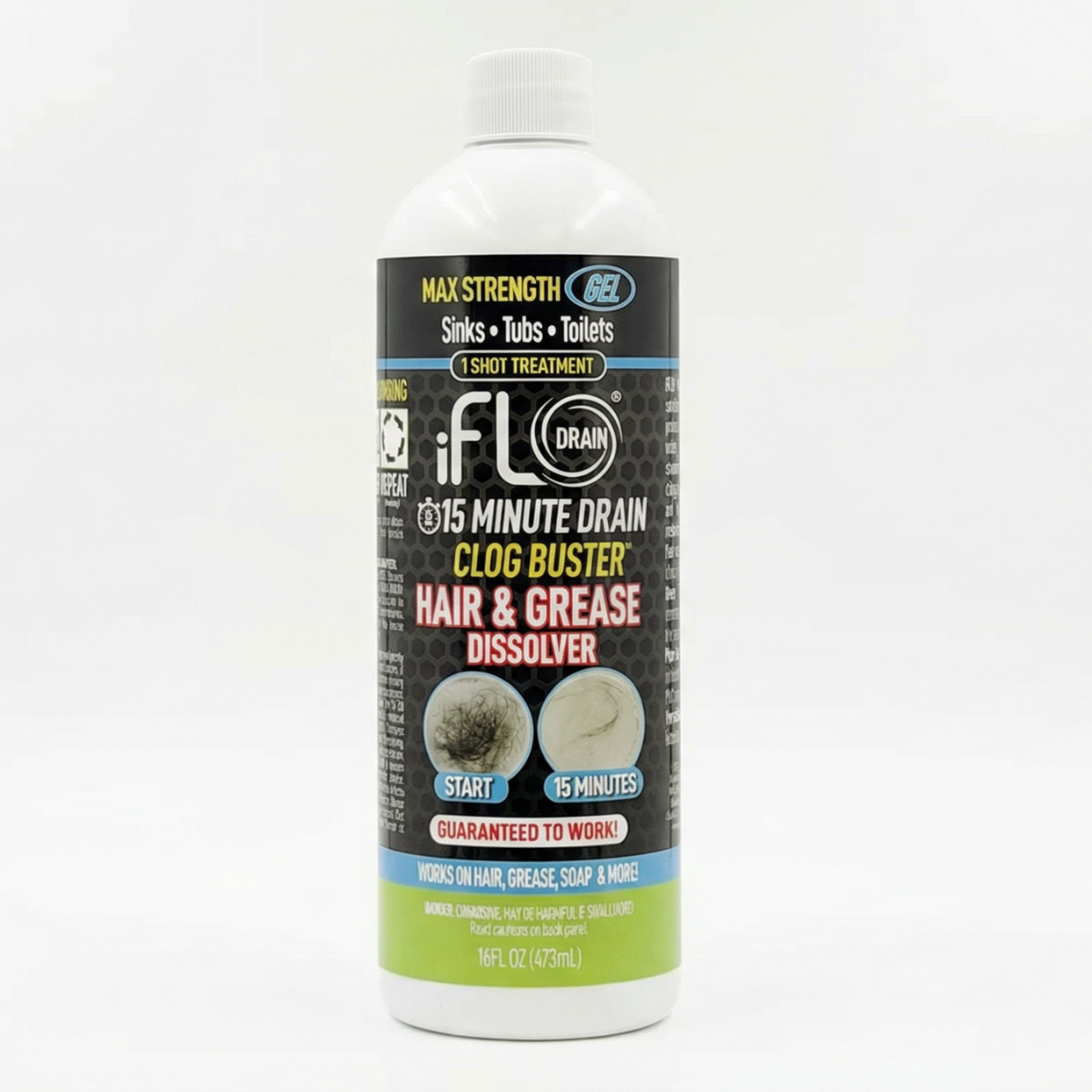 iFLO® Drain 15-Minute Clog Buster Gel