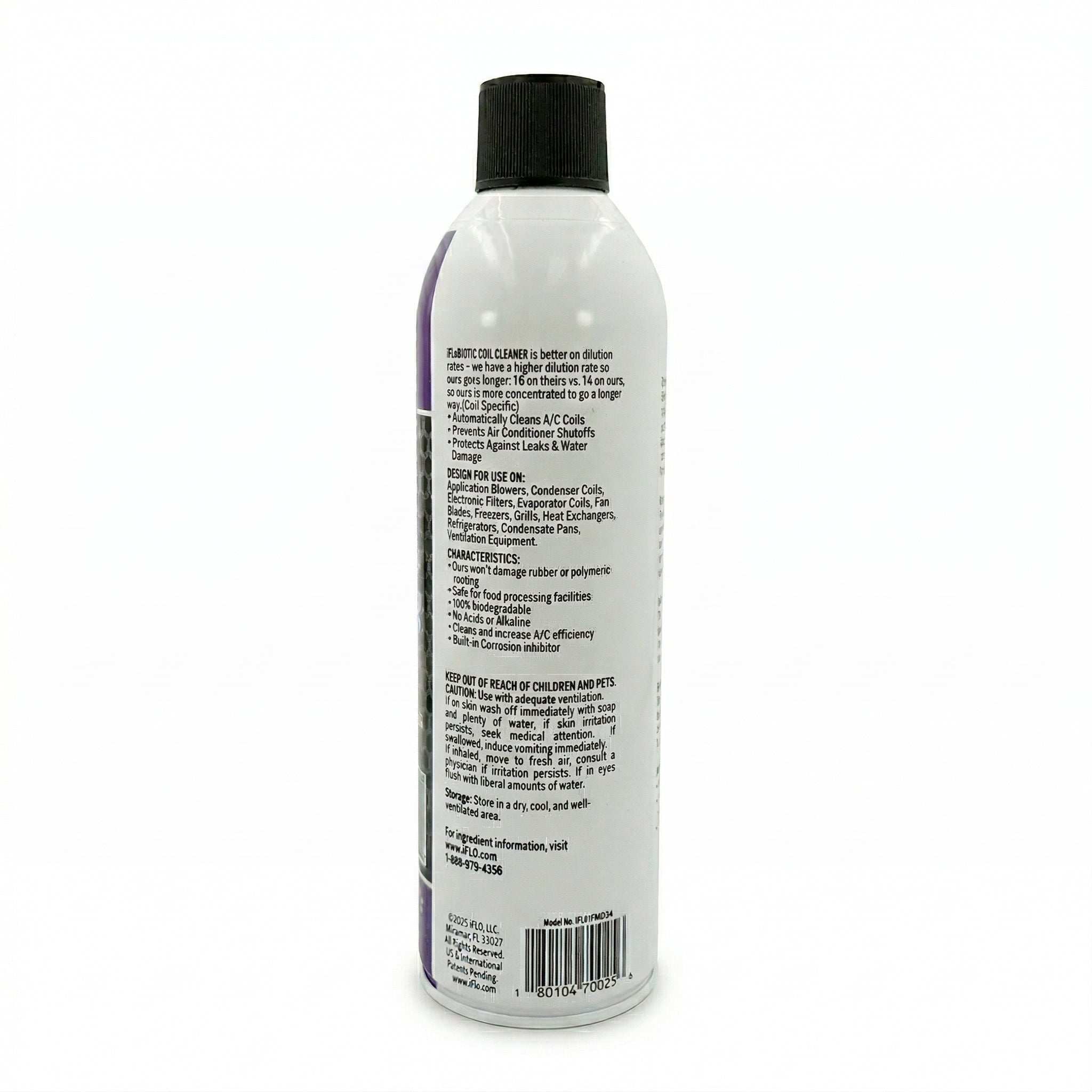 iFLO® iFLOBiotic™ Foaming A/C Probiotic Coil Cleaner
