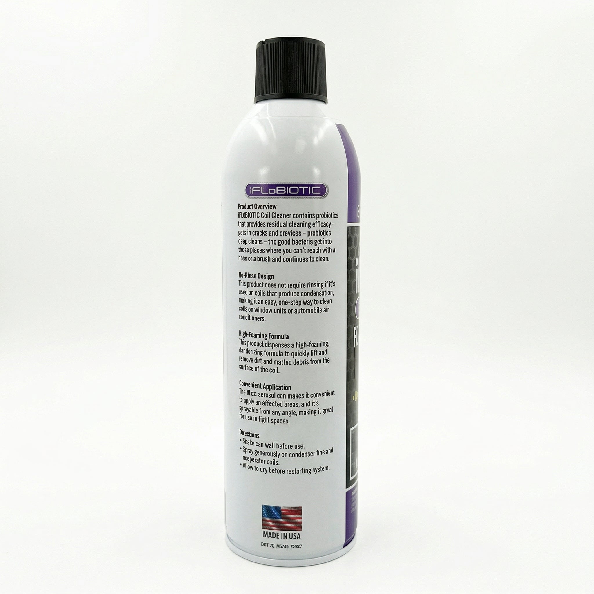 iFLO® iFLOBiotic™ Foaming A/C Probiotic Coil Cleaner