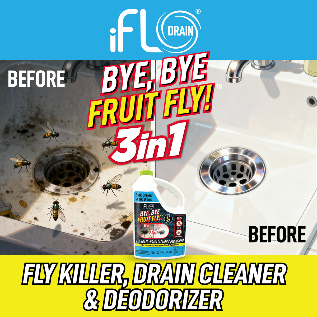 iFLO® Bye-Bye Fruit Fly