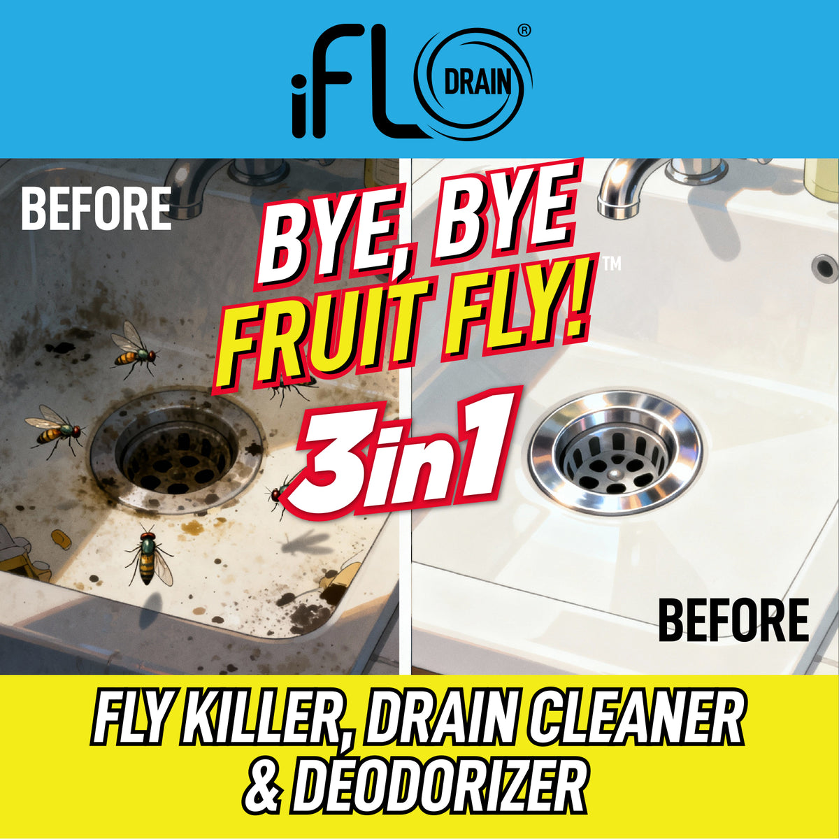 iFLO® Bye-Bye Fruit Fly