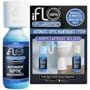 iFLO® Automatic Septic Maintenance & Rejuvenation System – Prevents Unnecessary Pumpouts – 6-Month Supply