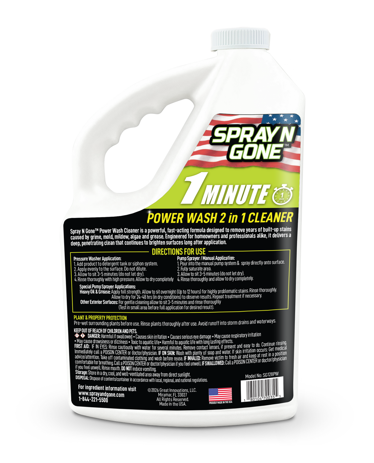 1 Minute Power Wash Cleaner