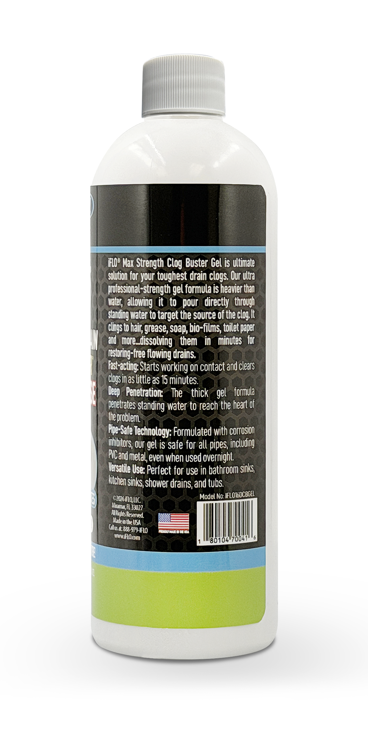 iFLO® Drain 15-Minute Clog Buster Gel