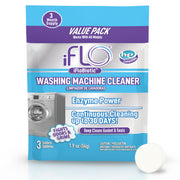 iFLO® Washing Machine Cleaner Tablets with iFLOBiotic™, 3 Pack